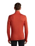 ICEBREAKER Mens 260 Tech LS Half Zip, Agate velikost: L