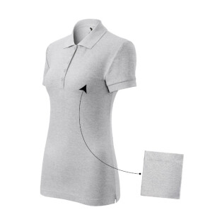 Cotton polokošile dámská světle šedý melír XL