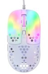 XTRFY MZ1 RGB Rail bílá / herní myš / optická / 16000 DPI / 6 tlačítek / RGB / USB / 1.8m (MZ1-RGB-WHITE-TP)