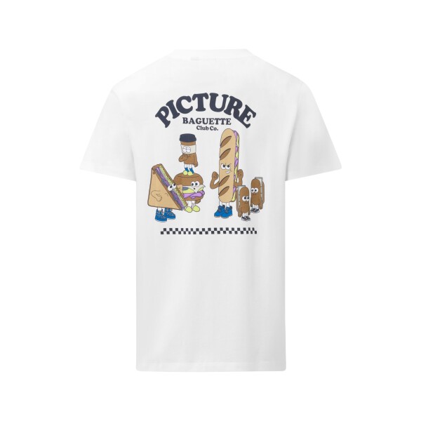 PICTURE M Baguette Club S/S, White velikost: L