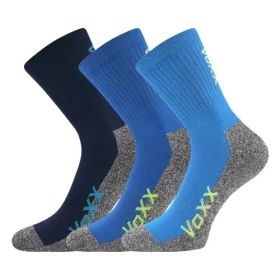 VOXX Ponožky dětské outdoorové LOCIK bavlněné CHLAPECKÉ (3 páry) 30-34 118460