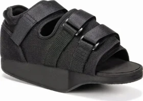 MDH Pooperační obuv černá / Ortopedická obuv / Velikost S / Unisex / EVA podrážka