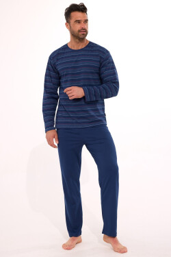 Pyžamo Cornette Various 138/56 long/r 3XL-5XL pánské tmavě modrá 3xl