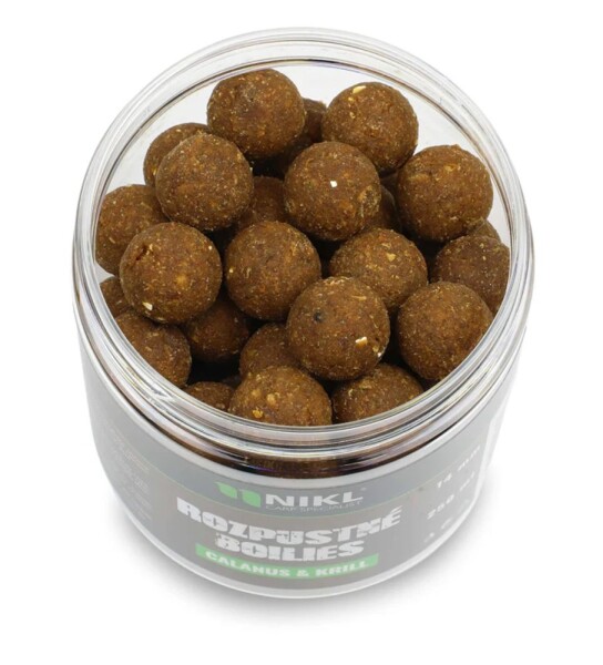 Nikl Rozpustné boilies Calanus & Krill 250ml - 14mm,Nikl Rozpustné boilies Calanus & Krill 250ml - 14mm