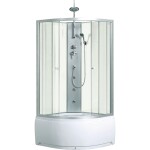 KERRA - Kabina s hydromasáží Karolina 90 WH (bílá) 5907548112576