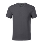 Malfini Action Tričko s výstřihem do V M MLI-70083 light anthracite pánské L