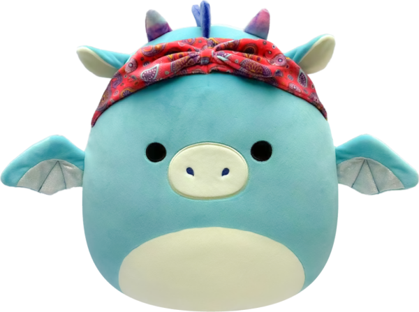 Squishmallows Modrý drak Tatiana