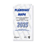 Plánovaná roční mapa 2025 - nástěnný kalendář