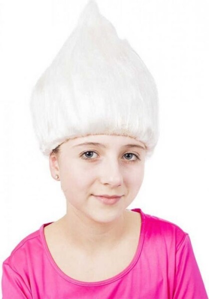 Ptakoviny.cz Paruka skřítek bílá - dětská