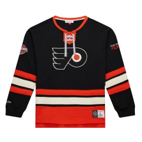 Mitchell & Ness Pánská mikina Philadelphia Flyers NHL Heritage Lace-Up Jersey Crew Velikost: 2XL
