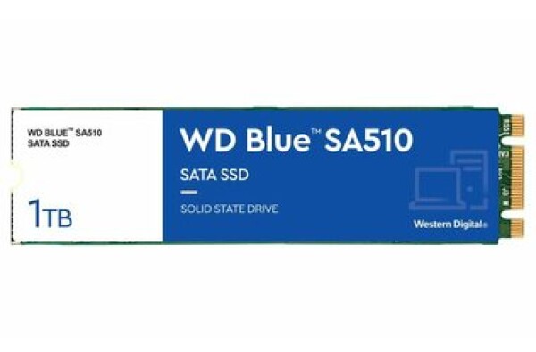 Rozbaleno - WD Blue SA510 1TB / M.2 SSD 2280 / SATA III / TLC / R: 560MBps / W: 520 MBps / 5y / rozbaleno (WDS100T3B0B.Rozbaleno)