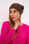 Fleecová čepice Sandra K210 cappuccino UNI