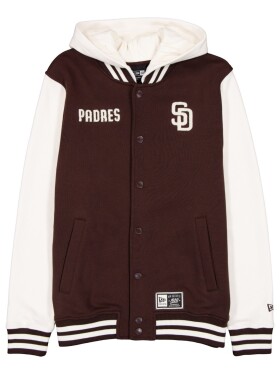 New Era Pánská bunda San Diego Padres MLB Letterman Hooded Velikost: XL