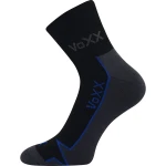 VOXX Ponožky bavlněné sportovní LOCATOR B černé s modrou 35-38 103062