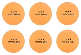 Spokey SPECIAL oranžová / Míček na pingpong / 3 hvězdičky / 6 ks (5907640818772)