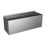 SANELA - Nerezové dřezy Nerezový žlab hranatý celoopláštěný, AISI 304, délka 1250 mm SLUN 10PA