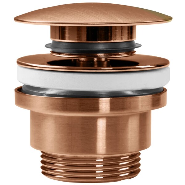 REA - Univerzální umyvadlová výpust click-clack, kartáčovaná měď REA-A5632