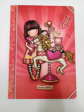 Mar Mar Mar Mar, Santoro Gorjuss, školní sešit 544, linkovaný, A5, mix motivů, 1 ks Motiv: Číslo 4