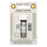Jedlá prachová perleťová barva Sugarflair (2 g) Midnight Black (Bez E171)