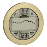 TFA METEOMAR 35.1124.53 zlatá / Meteostanice / barometr / teplota a vlhkost / rádiem řízené hodiny / rozšiřitelná (TFA35.1124.53)