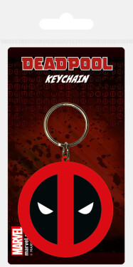 Klíčenka gumová, Deadpool logo - EPEE
