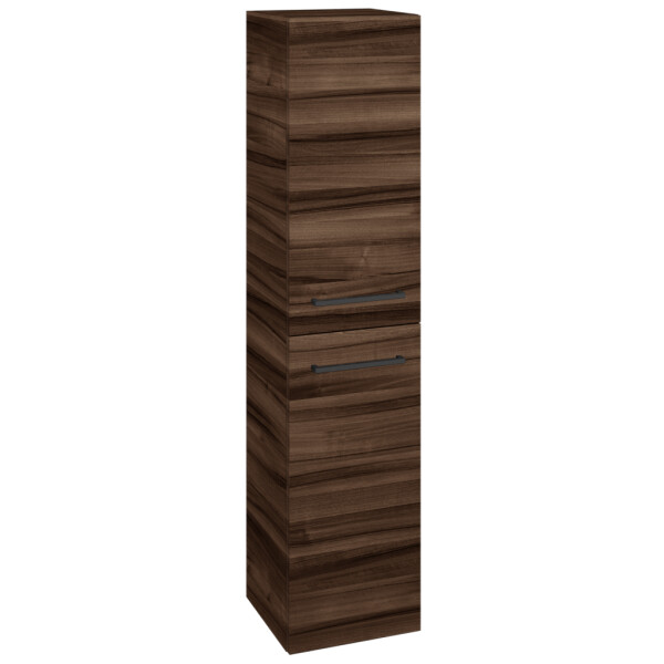 Dřevojas - Vysoká skříň s košem na prádlo DOS SVD2K 35 - D06 Ořech / Úchytka T06 / D06 Ořech / Pravé 210564HP