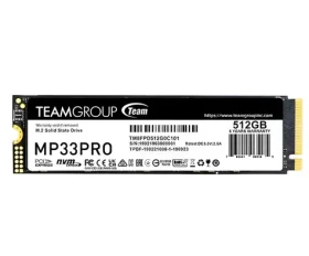 TeamGroup MP33 PRO 512GB / SSD / M.2 2280 / PCIe 3.0 x4 NVMe / R: 3500 MB/s / W: 3000 MB/s (TM8FPD512G0C101)