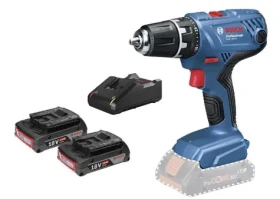 BOSCH GSR 18V-21 - 2x 2.0 Ah / Aku Vrtací šroubovák / 18V / 2x2.0Ah / 13mm sklíčidlo / 1800 ot-min / 55 Nm / L-Boxx (06019H1008)