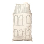 Ferm LIVING Dekorativní polštář Abode Tall Clock 64 x 37 cm, krémová barva, textil