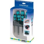 LogiLink je 1x T5/T6/T7/ x 50mm, 2x Schlitz, 1x Kreuz sada šroubováků, vnitřní šestihran (TX), křížový, plochý, WZ0020