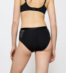Dámské kalhotky Wild Azalea Florale Maxi - BLACK - černé 0004 - TRIUMPH BLACK 44