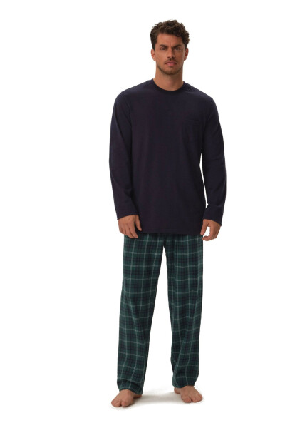 Pánské pyžamo 41913 Herb dark blue - HENDERSON tmavě modrá M