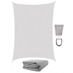 Malatec Stínící plachta čtverec 4x4m 10187 200g/m šedá