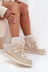 Dámské Botky Trapery Na Platformě Světle Béžové Liorae 41