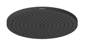 DURAVIT - Sprchy Hlavová sprcha, průměr 23 cm, MinusFlow, matná černá UV0662017046