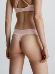 Dámská tanga 000QF7287E 7NS béžové Calvin Klein