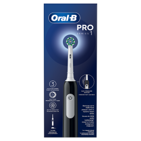 Oral-B Pro Series 1 Černý Elektrický Zubní Kartáček, Design Od Brauna