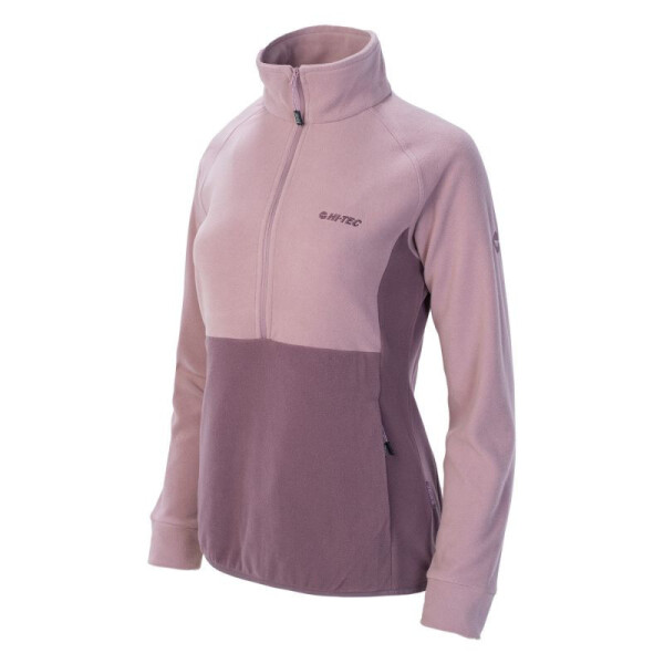 Dámská mikina fleece LADY RIVANO 1/2 fialová - Hi-Tec M