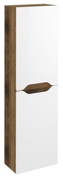 SAPHO - WAVE skříňka vysoká 40x140x20cm, levá/pravá, bílá/dub collingwood WA250-3019