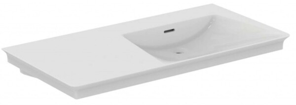 IDEAL STANDARD - La Dolce Vita Umyvadlo, 106x54 cm, pravé, s přepadem, bez otvoru pro baterii, bílá E270401