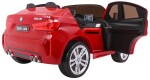 Mamido Elektrické autíčko BMW X6 M dvoumístné XXL lakované červené