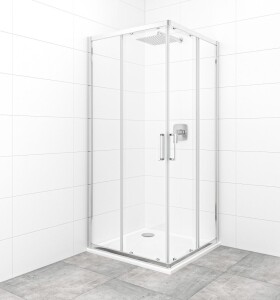 Sprchový kout čtverec 90x90 cm SAT TEX SATBKTEXQ90CRT SATBKTEXQ90CRT