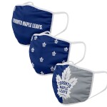 Roušky Toronto Maple Leafs NHL FOCO - set 3 kusy EU Velikost: dospělá velikost