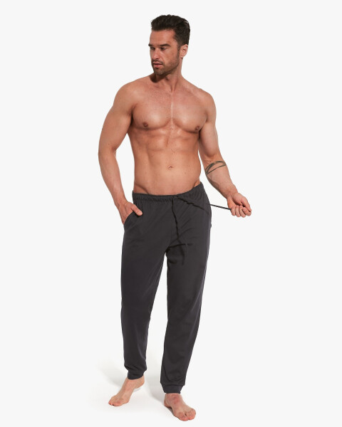 Cornette 321/02 S-2XL pánské pyžamové kalhoty grafit XXL