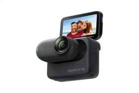 Insta360 GO 3S - 128GB černá / Akční kamera / 360° / 4K@30FPS / 2.2" Displej / Wi-Fi / BT 5.0 / 310 mAh / AI editor (INST488)