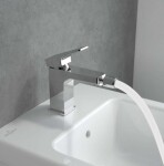 VILLEROY & BOCH - Architectura Square Bidetová baterie s výpustí, AquaSmart, chrom TVB12500100061