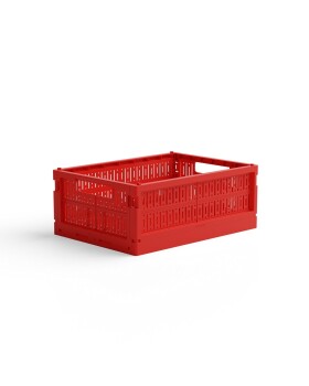 Skládací přepravka midi Made Crate - so bright red
