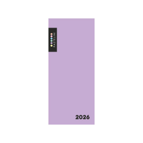 Týdenní diář 2026 Karton P+P kapesní - PVC PASTELINI fialová
