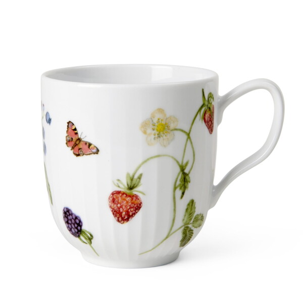 KÄHLER Porcelánový hrnek Hammershøi Summer Berries 330 ml, multi barva, porcelán