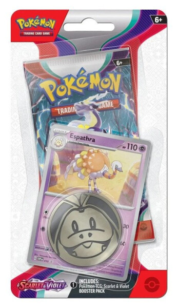 Pokémon TCG: Scarlet Violet - Checklane Blister (mix druhů)